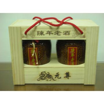 1公斤木盒醰裝陳年老酒